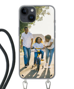 KURKIS Custom Case – Apple iPhone 14 (Crossbody, Transparent, Matte)