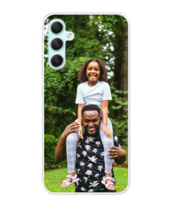 KURKIS Custom Case – Samsung Galaxy A34 (Soft, Transparent, Matte)