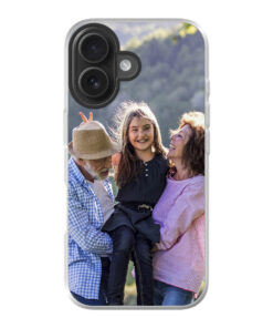 KURKIS Custom Case – Apple iPhone 16 (Hybrid with MagSafe, Transparent, Matte)