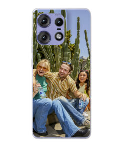 KURKIS Custom Case – Motorola Edge 50 Pro (Soft, Transparent, Matte)