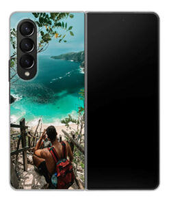 Alternative view of KURKIS Custom Case – Samsung Galaxy Z Fold4 (Hard, Transparent, Matte)