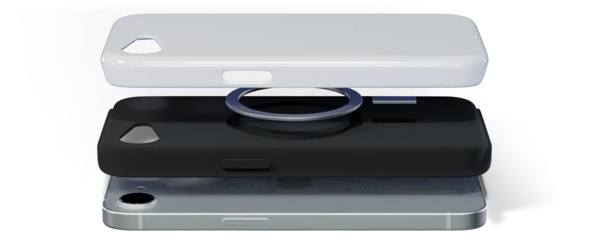 A collection of durable phone cases featuring various custom designs.