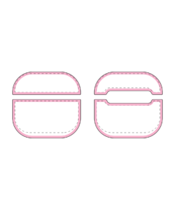 KURKIS Custom Case – AirPods Pro (Airpods Hard, White, Matte, Fully printed)