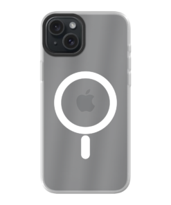 KURKIS Custom Case – Apple iPhone 15 Plus (Hybrid with MagSafe, Transparent, Matte)