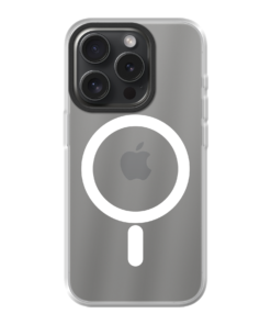 KURKIS Custom Case – Apple iPhone 15 Pro (Hybrid with MagSafe, Transparent, Matte)