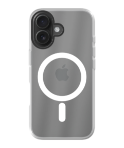 KURKIS Custom Case – Apple iPhone 16 (Hybrid with MagSafe, Transparent, Matte)