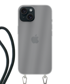 KURKIS Custom Case – Apple iPhone 15 (Crossbody, Transparent, Matte)