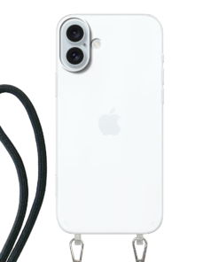 KURKIS Custom Case – Apple iPhone 16 Plus (Crossbody, Transparent, Matte)