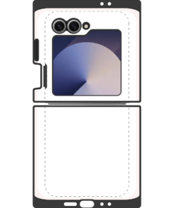 KURKIS Custom Case – Samsung Galaxy Z Flip6 (Tough, Black, Glossy, Fully printed)