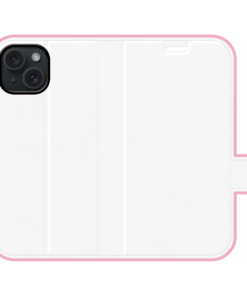 KURKIS Custom Case – Apple iPhone 15 (Wallet, White, Matte, Fully printed)