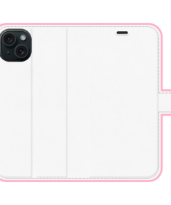 KURKIS Custom Case – Apple iPhone 15 Plus (Wallet, White, Matte, Fully printed)